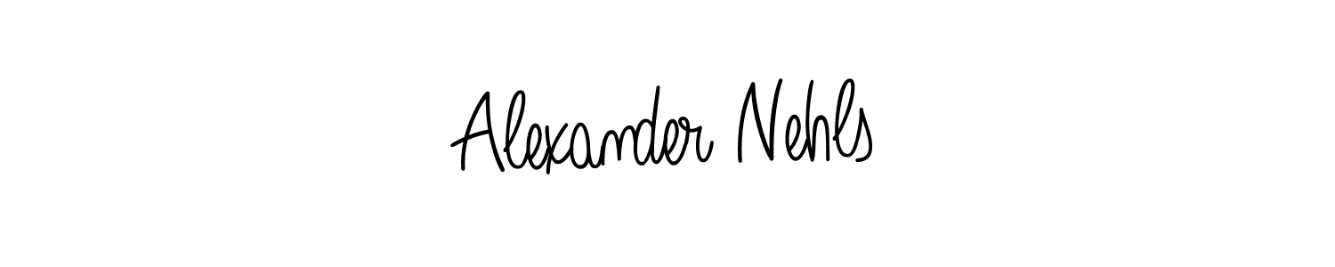 Make a beautiful signature design for name Alexander Nehls. With this signature (Angelique-Rose-font-FFP) style, you can create a handwritten signature for free. Alexander Nehls signature style 5 images and pictures png