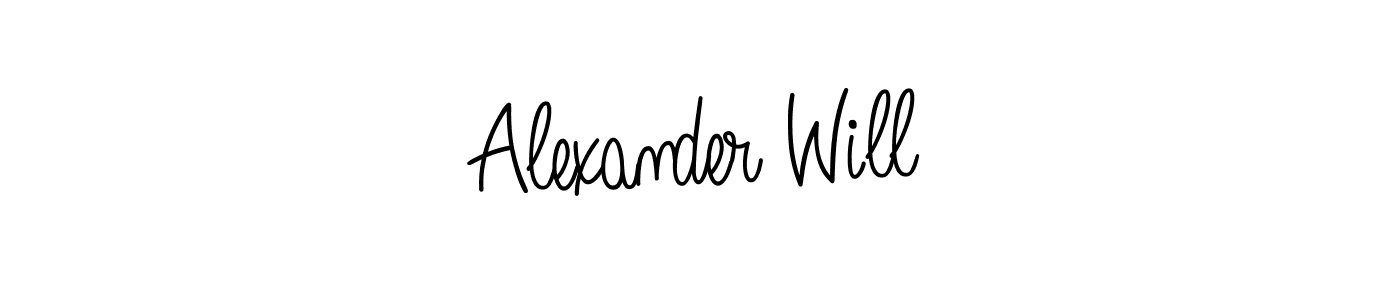 Create a beautiful signature design for name Alexander Will. With this signature (Angelique-Rose-font-FFP) fonts, you can make a handwritten signature for free. Alexander Will signature style 5 images and pictures png