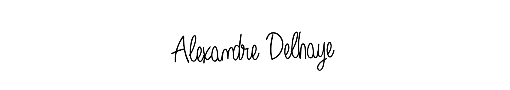 Alexandre Delhaye stylish signature style. Best Handwritten Sign (Angelique-Rose-font-FFP) for my name. Handwritten Signature Collection Ideas for my name Alexandre Delhaye. Alexandre Delhaye signature style 5 images and pictures png