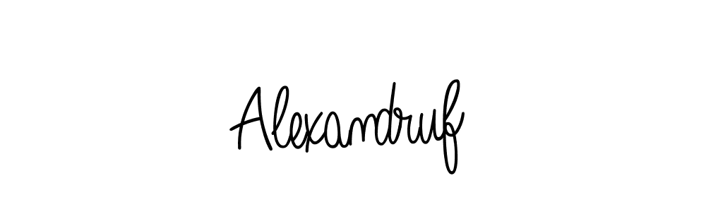 Alexandruf stylish signature style. Best Handwritten Sign (Angelique-Rose-font-FFP) for my name. Handwritten Signature Collection Ideas for my name Alexandruf. Alexandruf signature style 5 images and pictures png