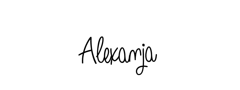 Once you've used our free online signature maker to create your best signature Angelique-Rose-font-FFP style, it's time to enjoy all of the benefits that Alexanja name signing documents. Alexanja signature style 5 images and pictures png