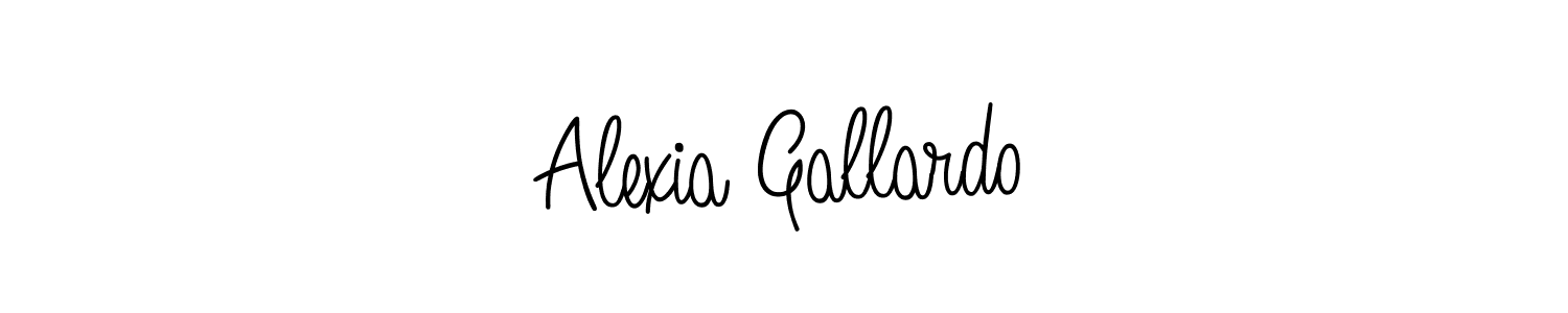 Make a beautiful signature design for name Alexia Gallardo. Use this online signature maker to create a handwritten signature for free. Alexia Gallardo signature style 5 images and pictures png