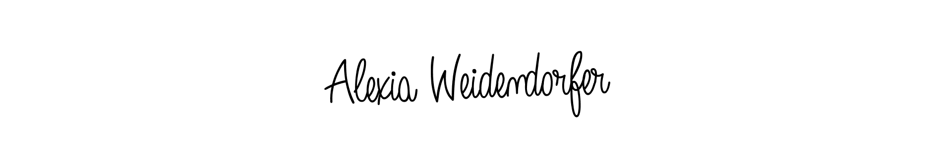 See photos of Alexia Weidendorfer official signature by Spectra . Check more albums & portfolios. Read reviews & check more about Angelique-Rose-font-FFP font. Alexia Weidendorfer signature style 5 images and pictures png