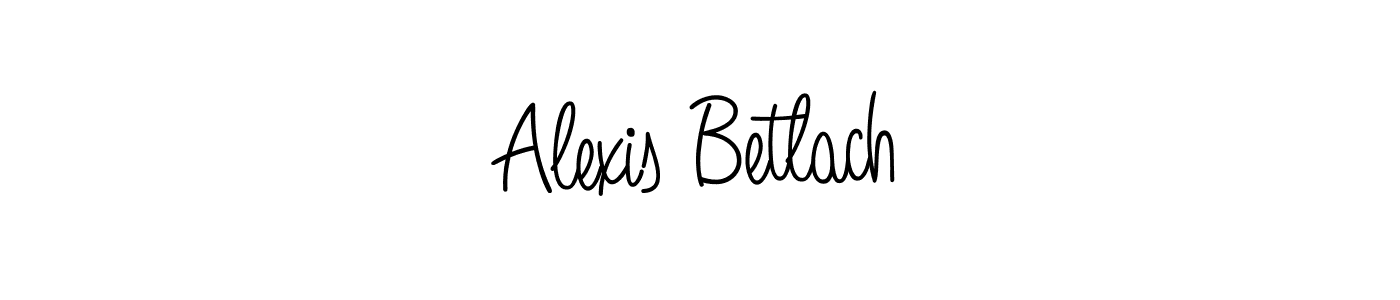 Design your own signature with our free online signature maker. With this signature software, you can create a handwritten (Angelique-Rose-font-FFP) signature for name Alexis Betlach. Alexis Betlach signature style 5 images and pictures png