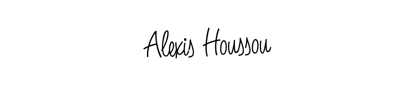 The best way (Angelique-Rose-font-FFP) to make a short signature is to pick only two or three words in your name. The name Alexis Houssou include a total of six letters. For converting this name. Alexis Houssou signature style 5 images and pictures png
