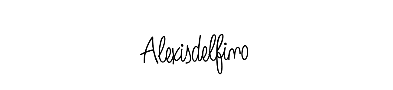 Alexisdelfino stylish signature style. Best Handwritten Sign (Angelique-Rose-font-FFP) for my name. Handwritten Signature Collection Ideas for my name Alexisdelfino. Alexisdelfino signature style 5 images and pictures png