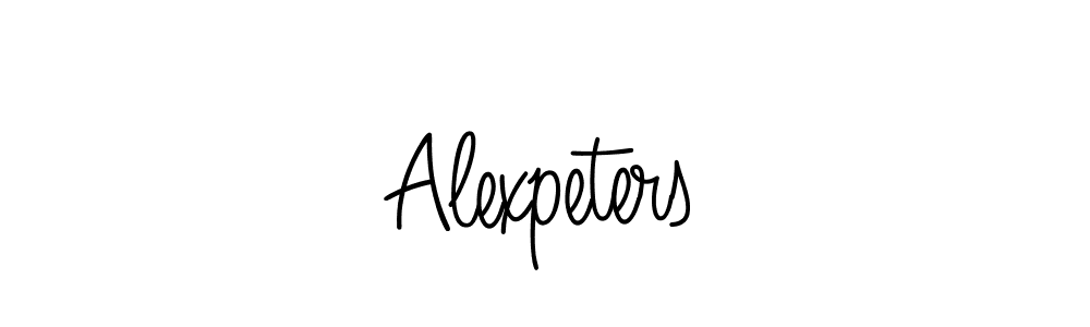 Make a beautiful signature design for name Alexpeters. With this signature (Angelique-Rose-font-FFP) style, you can create a handwritten signature for free. Alexpeters signature style 5 images and pictures png