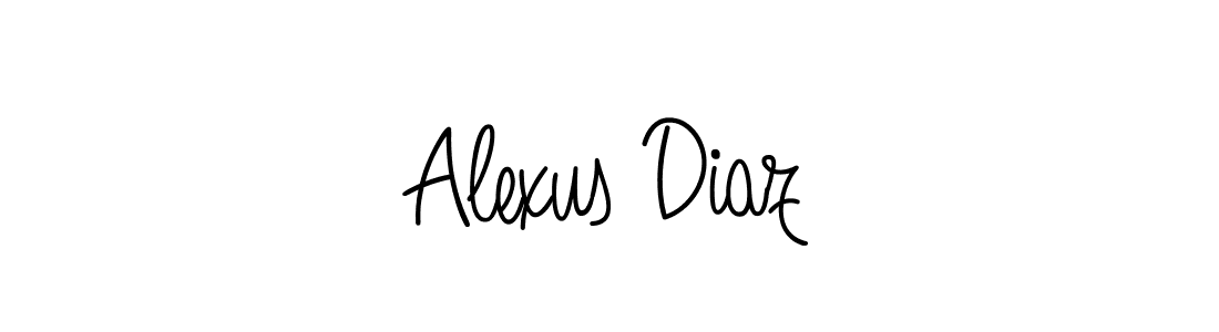 Design your own signature with our free online signature maker. With this signature software, you can create a handwritten (Angelique-Rose-font-FFP) signature for name Alexus Diaz. Alexus Diaz signature style 5 images and pictures png