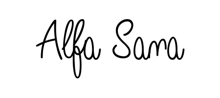 Personalize your online presence with Alfa Sana signature rendered in elegant Angelique-Rose-font-FFP font. Great for website footers and blogs. Alfa Sana signature style 5 images and pictures png