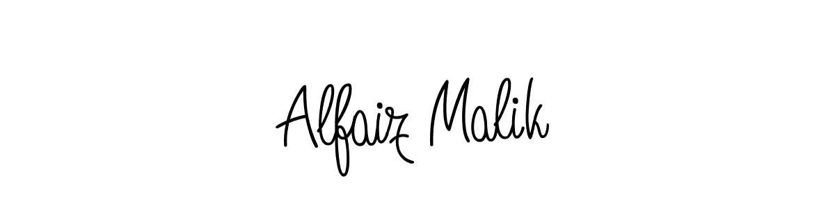 How to make Alfaiz Malik signature? Angelique-Rose-font-FFP is a professional autograph style. Create handwritten signature for Alfaiz Malik name. Alfaiz Malik signature style 5 images and pictures png