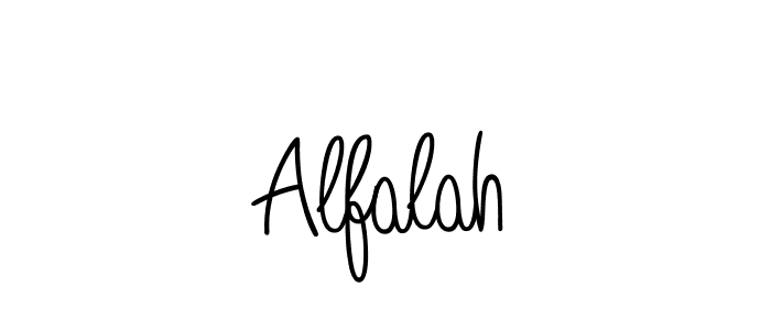 The best way (Angelique-Rose-font-FFP) to make a short signature is to pick only two or three words in your name. The name Alfalah include a total of six letters. For converting this name. Alfalah signature style 5 images and pictures png