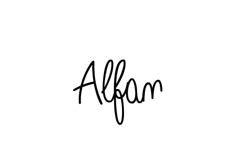How to Draw Alfan signature style? Angelique-Rose-font-FFP is a latest design signature styles for name Alfan. Alfan signature style 5 images and pictures png