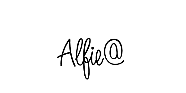 Make a beautiful signature design for name Alfie@. Use this online signature maker to create a handwritten signature for free. Alfie@ signature style 5 images and pictures png