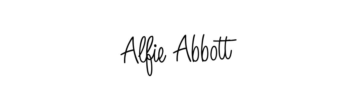 Also You can easily find your signature by using the search form. We will create Alfie Abbott name handwritten signature images for you free of cost using Angelique-Rose-font-FFP sign style. Alfie Abbott signature style 5 images and pictures png