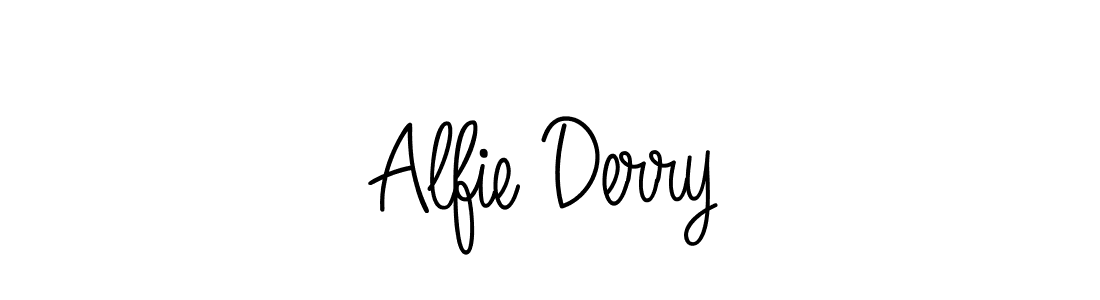 How to Draw Alfie Derry signature style? Angelique-Rose-font-FFP is a latest design signature styles for name Alfie Derry. Alfie Derry signature style 5 images and pictures png