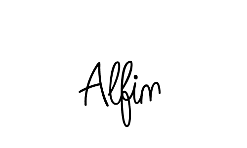 Alfin stylish signature style. Best Handwritten Sign (Angelique-Rose-font-FFP) for my name. Handwritten Signature Collection Ideas for my name Alfin. Alfin signature style 5 images and pictures png