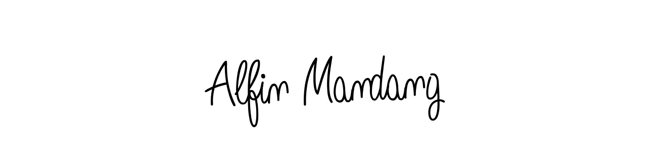 Make a beautiful signature design for name Alfin Mandang. Use this online signature maker to create a handwritten signature for free. Alfin Mandang signature style 5 images and pictures png