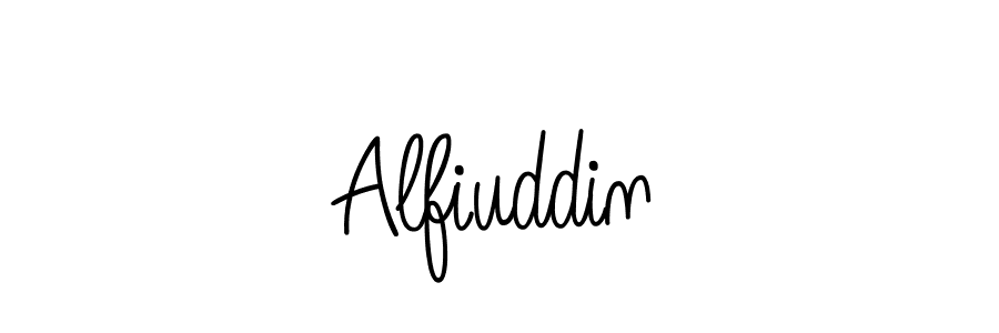How to make Alfiuddin name signature. Use Angelique-Rose-font-FFP style for creating short signs online. This is the latest handwritten sign. Alfiuddin signature style 5 images and pictures png