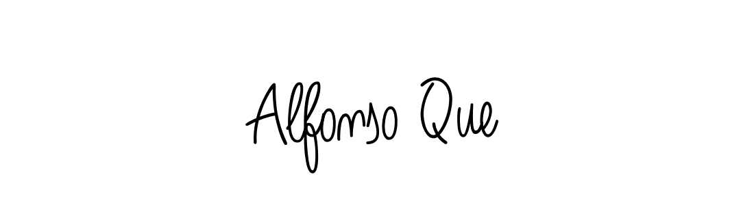 It looks lik you need a new signature style for name Alfonso Que. Design unique handwritten (Angelique-Rose-font-FFP) signature with our free signature maker in just a few clicks. Alfonso Que signature style 5 images and pictures png