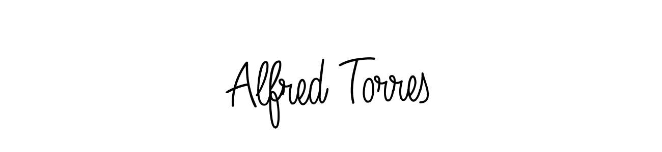 You can use this online signature creator to create a handwritten signature for the name Alfred Torres. This is the best online autograph maker. Alfred Torres signature style 5 images and pictures png