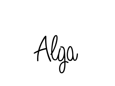 Create a beautiful signature design for name Alga. With this signature (Angelique-Rose-font-FFP) fonts, you can make a handwritten signature for free. Alga signature style 5 images and pictures png