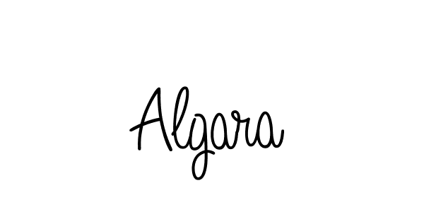 Use a signature maker to create a handwritten signature online. With this signature software, you can design (Angelique-Rose-font-FFP) your own signature for name Algara. Algara signature style 5 images and pictures png