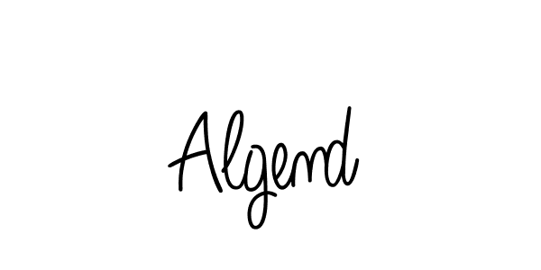 The best way (Angelique-Rose-font-FFP) to make a short signature is to pick only two or three words in your name. The name Algend include a total of six letters. For converting this name. Algend signature style 5 images and pictures png