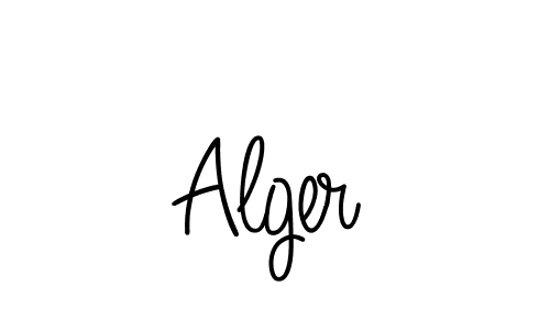 Use a signature maker to create a handwritten signature online. With this signature software, you can design (Angelique-Rose-font-FFP) your own signature for name Alger. Alger signature style 5 images and pictures png