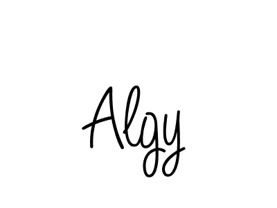 The best way (Angelique-Rose-font-FFP) to make a short signature is to pick only two or three words in your name. The name Algy include a total of six letters. For converting this name. Algy signature style 5 images and pictures png