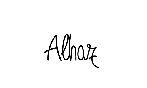 Also we have Alhaz name is the best signature style. Create professional handwritten signature collection using Angelique-Rose-font-FFP autograph style. Alhaz signature style 5 images and pictures png