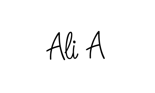 How to make Ali A signature? Angelique-Rose-font-FFP is a professional autograph style. Create handwritten signature for Ali A name. Ali A signature style 5 images and pictures png