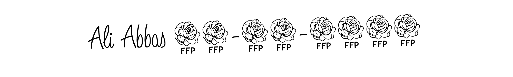 Angelique-Rose-font-FFP is a professional signature style that is perfect for those who want to add a touch of class to their signature. It is also a great choice for those who want to make their signature more unique. Get Ali Abbas 10-12-2022 name to fancy signature for free. Ali Abbas 10-12-2022 signature style 5 images and pictures png