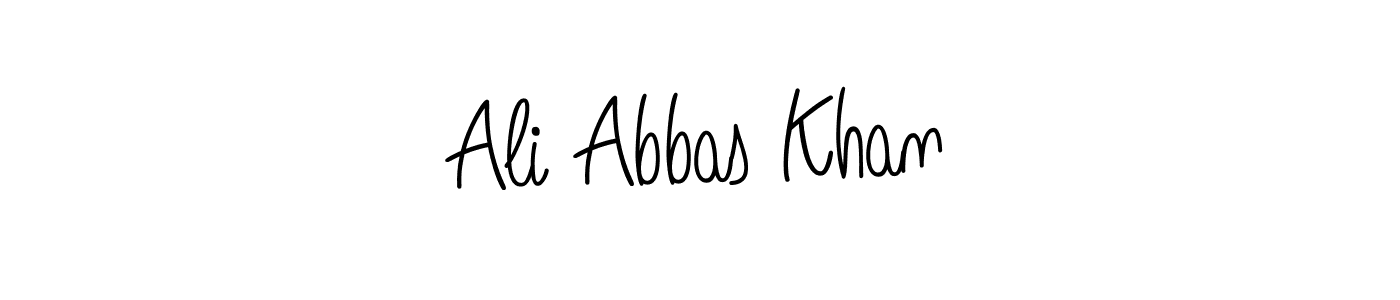 How to Draw Ali Abbas Khan signature style? Angelique-Rose-font-FFP is a latest design signature styles for name Ali Abbas Khan. Ali Abbas Khan signature style 5 images and pictures png