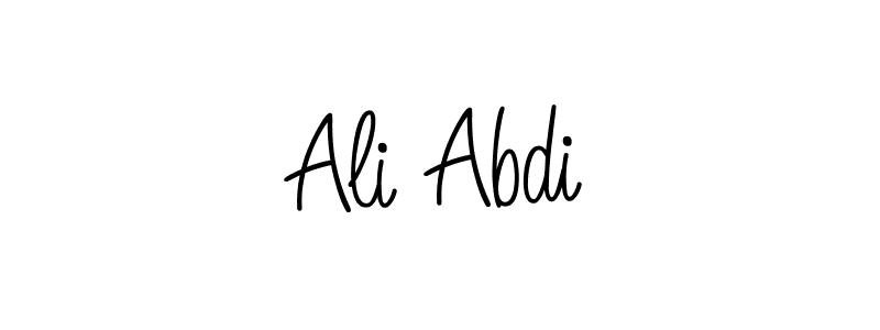 How to Draw Ali Abdi signature style? Angelique-Rose-font-FFP is a latest design signature styles for name Ali Abdi. Ali Abdi signature style 5 images and pictures png