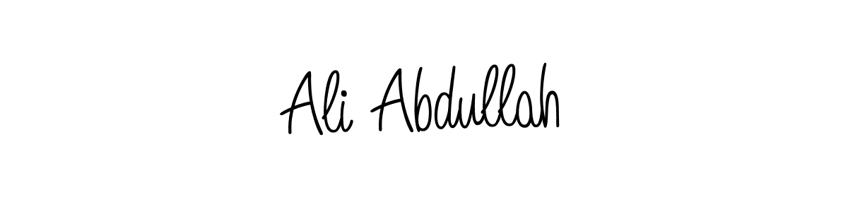 Best and Professional Signature Style for Ali Abdullah. Angelique-Rose-font-FFP Best Signature Style Collection. Ali Abdullah signature style 5 images and pictures png