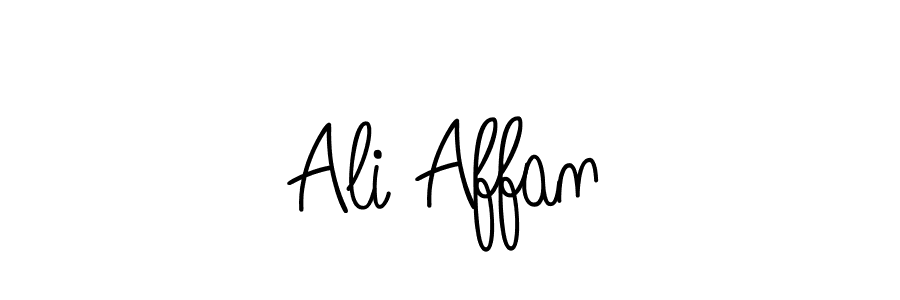 The best way (Angelique-Rose-font-FFP) to make a short signature is to pick only two or three words in your name. The name Ali Affan include a total of six letters. For converting this name. Ali Affan signature style 5 images and pictures png