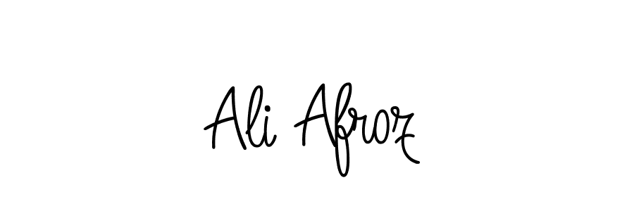 Ali Afroz stylish signature style. Best Handwritten Sign (Angelique-Rose-font-FFP) for my name. Handwritten Signature Collection Ideas for my name Ali Afroz. Ali Afroz signature style 5 images and pictures png