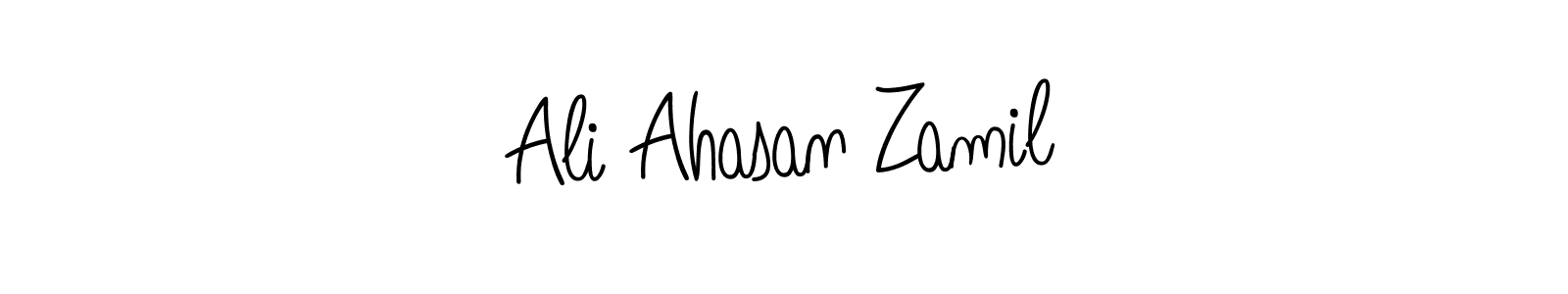 It looks lik you need a new signature style for name Ali Ahasan Zamil. Design unique handwritten (Angelique-Rose-font-FFP) signature with our free signature maker in just a few clicks. Ali Ahasan Zamil signature style 5 images and pictures png