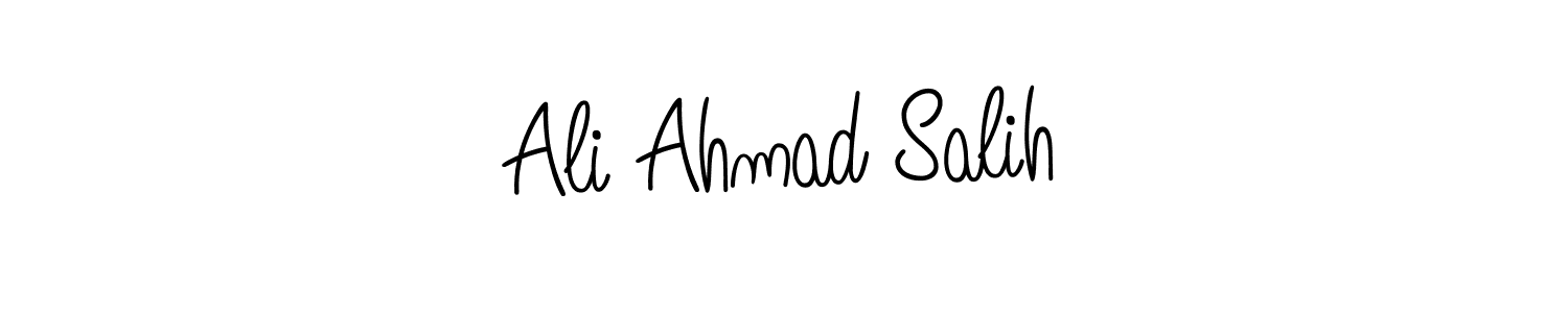 Also we have Ali Ahmad Salih name is the best signature style. Create professional handwritten signature collection using Angelique-Rose-font-FFP autograph style. Ali Ahmad Salih signature style 5 images and pictures png