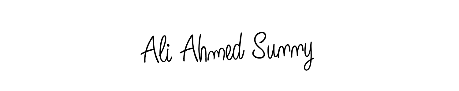 Make a beautiful signature design for name Ali Ahmed Sunny. With this signature (Angelique-Rose-font-FFP) style, you can create a handwritten signature for free. Ali Ahmed Sunny signature style 5 images and pictures png