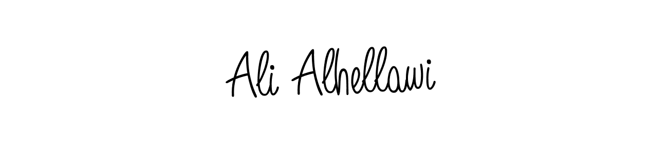 Make a beautiful signature design for name Ali Alhellawi. With this signature (Angelique-Rose-font-FFP) style, you can create a handwritten signature for free. Ali Alhellawi signature style 5 images and pictures png