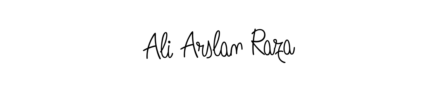 Use a signature maker to create a handwritten signature online. With this signature software, you can design (Angelique-Rose-font-FFP) your own signature for name Ali Arslan Raza. Ali Arslan Raza signature style 5 images and pictures png