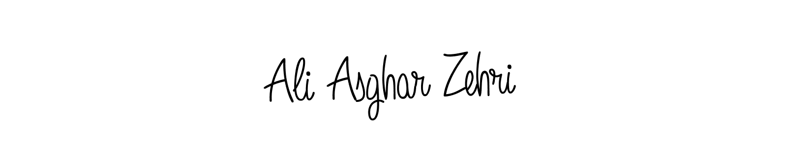 This is the best signature style for the Ali Asghar Zehri name. Also you like these signature font (Angelique-Rose-font-FFP). Mix name signature. Ali Asghar Zehri signature style 5 images and pictures png
