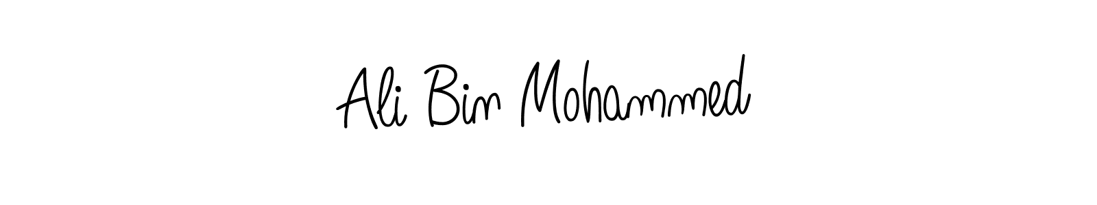 How to make Ali Bin Mohammed signature? Angelique-Rose-font-FFP is a professional autograph style. Create handwritten signature for Ali Bin Mohammed name. Ali Bin Mohammed signature style 5 images and pictures png