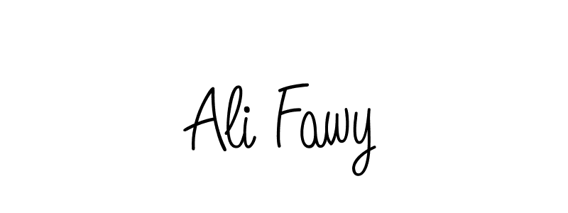 You should practise on your own different ways (Angelique-Rose-font-FFP) to write your name (Ali Fawy) in signature. don't let someone else do it for you. Ali Fawy signature style 5 images and pictures png