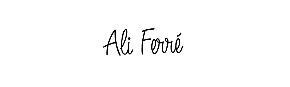 Once you've used our free online signature maker to create your best signature Angelique-Rose-font-FFP style, it's time to enjoy all of the benefits that Ali Ferré name signing documents. Ali Ferré signature style 5 images and pictures png