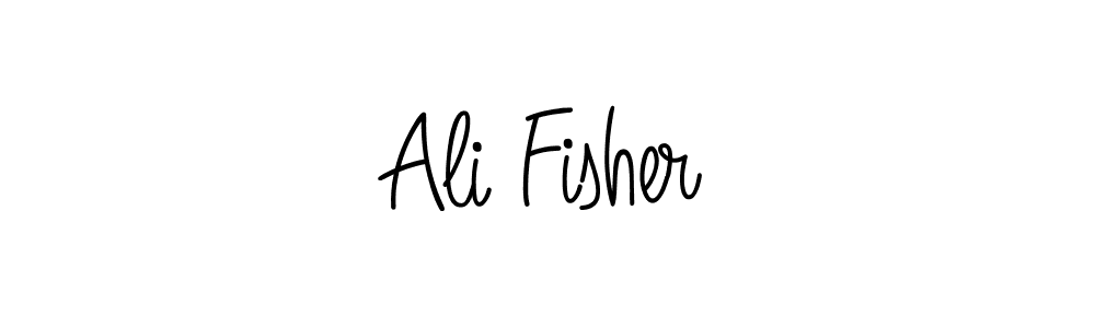 Use a signature maker to create a handwritten signature online. With this signature software, you can design (Angelique-Rose-font-FFP) your own signature for name Ali Fisher. Ali Fisher signature style 5 images and pictures png