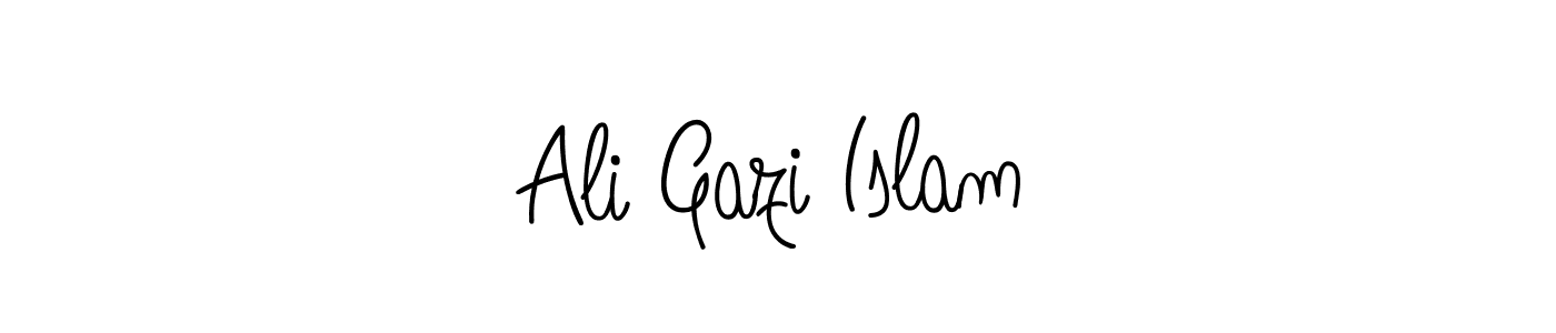 You can use this online signature creator to create a handwritten signature for the name Ali Gazi Islam. This is the best online autograph maker. Ali Gazi Islam signature style 5 images and pictures png