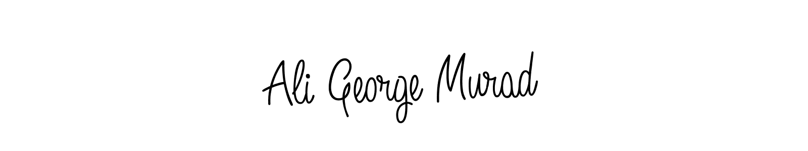 Use a signature maker to create a handwritten signature online. With this signature software, you can design (Angelique-Rose-font-FFP) your own signature for name Ali George Murad. Ali George Murad signature style 5 images and pictures png