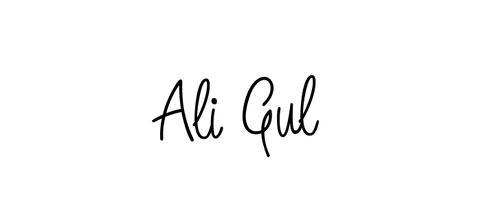 Make a beautiful signature design for name Ali Gul. With this signature (Angelique-Rose-font-FFP) style, you can create a handwritten signature for free. Ali Gul signature style 5 images and pictures png